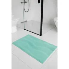 Tapete Indiano Para Banheiro 40 x 60 cm Piso Liso Macio Chão Lavabo Algodão Importado