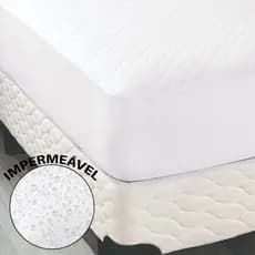 Protetor De Colchão Impermeável Solteiro Box Capa De Colchão Matelassado