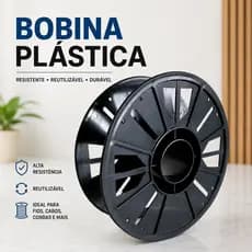 Bobina Carretel Vazio Para Artesanato Organizador de Cabo Extensão Grande