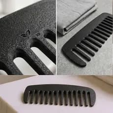 Pente Desembaraçador De Cabelos Lisos Cacheados Ergonomico Moderno