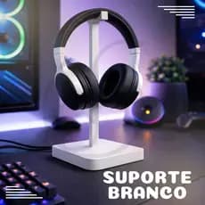 Suporte Gamer para Fone Headset Universal de Mesa Design Minimalista Elegante Moderno Resistente