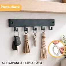 Porta Chaves Porta Joias Multiuso Pendurador Fixo Fita Dupla Face Fácil Instalação