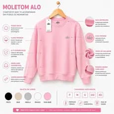 Casaco Feminino Moletom