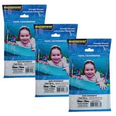 Papel Fotográfico 10x15 Glossy Brilho 265g - 3 pacotes com 20 Folhas - Masterprint - ÓTIMA QUALIDADE!