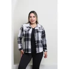 Casaco jaqueta Xadrez feminina