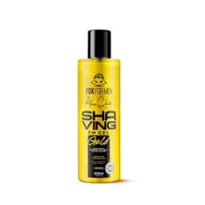 SHAVING EM GEL GOLD  ALLAN CALIXTO 300ML - FOX FOR MEN PROMOÇÃO