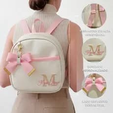 Mochila Bolsa Maternidade Luxo Essencial  Estampada Térmica Impermeável para Mamadeira e Fraldas