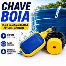 Boia Elétrica Chave Boia Automática Para Caixa D Água Bomba 16A 2m