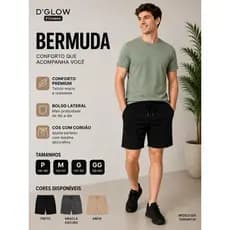 Bermuda de Moletom - Bermuda Masculina - Bermuda - Short Masculino
