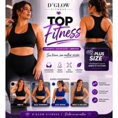 Top nadador Plus size - Top Plus Size – Top academia