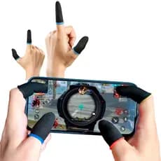 Kit 4 Luvinha de dedo gamer profissional para jogar free fire, Gamer, PUBG, Legue Of Legends para mobile