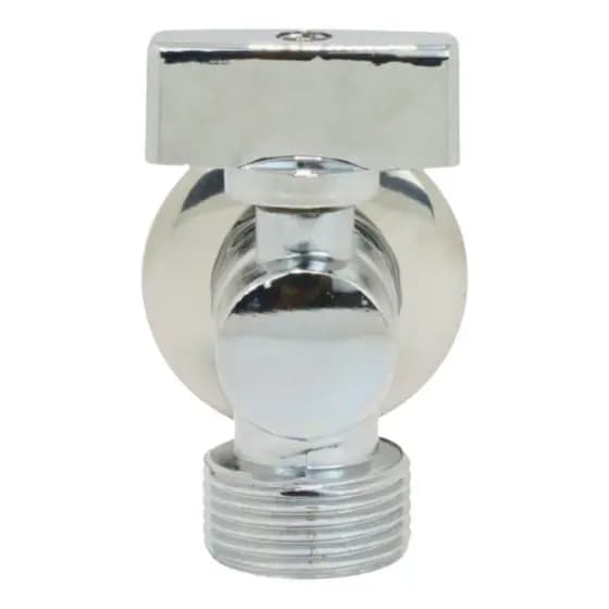 Registro Torneira Valvula Maquina Lavar Tanque Em Metal 1/2x3/4 Multiuso Cor Cromado