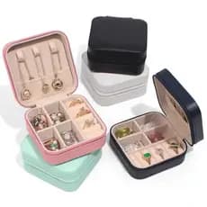 Porta-Jóias Mini Estojo Porta Joia Brincos Anéis De Bolsa para Viagem Bijuterias Organizador Colar Armazenamento Caixa