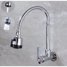 Torneira de cozinha e banheiro, cromada, flexível, 360º CUPOM