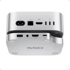 PULWTOP Hub Usb C Dock Station Mac Mini M4 e Mac Mini M4 Pro com Case SSD Nvme HDMI 4K60Hz