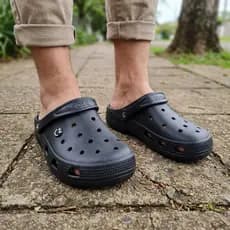 Babuche Masculino Preto Confort Leve e Confortável Chinelo EVA Casual