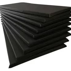 Kit 10 Colchonetes para Academia, Escola, Creche 90x43x3 D23 Preto