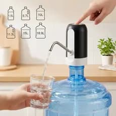 Bebedouro Bomba Elétrica Para Galão Água Bomba Recarregável Facil Instalar Para Galão De 5L/10L/20L