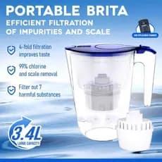 Filtro de Água para Torneira - Filtro de Cozinha com Ultrafiltração - Água Pura e Pronta para Beber - Fácil Instalação