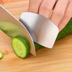1/2/3 Peças Protetor de Dedo Contra Cortes - Aço Inoxidável para Cozinha