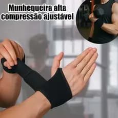 Munhequeiras de Alta Compressão Elástica Ajustável Ortopédica Alívio da Dor Tendinite