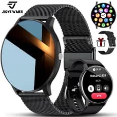 JIOYE Smartwatch Relogio Chamada Bluetooth à Prova d'Água Fitness Esporte Relógio Smartwatch Redondo