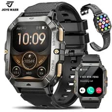 JIOYE Militar Relógio inteligente masculino Chamada 5ATM à água Ar Livre Esportes Smartwatch Relogio