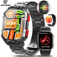 JIOYE Relógio Smartwatch Relogio Chamada Análise De Componentes Sanguíneos HRV Monitor Da Glicose