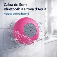 Mini Caixinha de Som Bluetooth a Prova D água para Banho Bluetooth Android E Ios