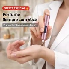 Frasco Spray Para Perfume Recarregavel antivazamento alumínio Bolsa Viagem portátil 5ml