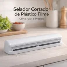 Suporte Dispenser Cortador para Plástico Filme
