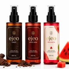 Body Splash Kit 3 Perfume Feminino 200ml ejeo choc, ejeo choc high, ejeo melancia Refrescante