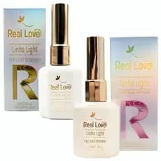 Kit Top Coat + Base  em Gel  Real Love Blindada 15 ml