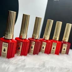 Kit 6 Esmalte em Gel Helen Color Diamond Tons Vermelhos 15 ml 19 ao 24