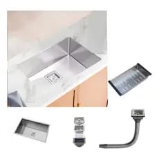Cuba Gourmet Quadrada Aço Inox 304 Escovada 60x40cm Premium