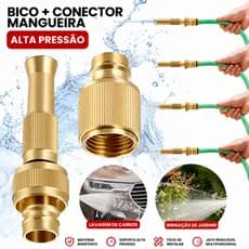 Bico Esguicho Jato Reto De Mangueira Pistola De Alta Pressão