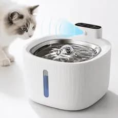 Bebedouro Automático Pet Sem Fio com Sensor Inteligente Filtro e Bomba Sileciosa para Gatos e Cãoes
