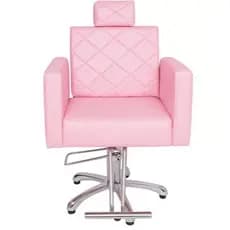 Cadeira De Salão De Beleza Barbeiro Cabelereiro Hidráulica Evidence Rosa