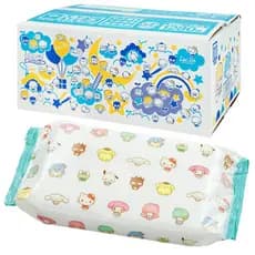 【Direto do Japão】Sanrio Água Pura 99% Lenços Umedecidos para Bumbum e MãosAproveite enquanto pode!