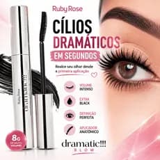 Máscara Para Cílios  Ruby Rose - Dramatic Blow Volume Definição Preta Para Alongar Uso Diario Volume