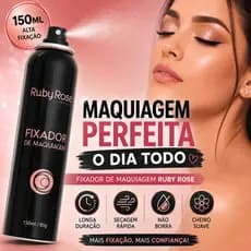 Fixador de Maquiagem Ruby Rose  Spray Longa Duração Selador Finalizador Profissional Resistente Make