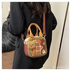 Nova bolsa xadrez de primavera para mulheres, bolsa feminina de moda de nicho estilo coreano, elegante, com design em bl