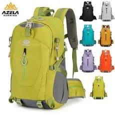 Mochila para caminhadas e montanhismo ao ar livre, mochila esportiva leve de grande capacidade, multifuncional e versáti