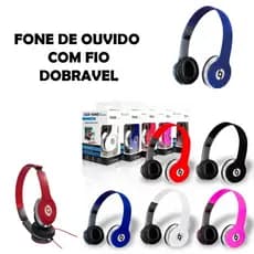 FONE DE OUVIDO PARA CELULAR  COM FIO DOBRAVEL P2 COMPATIVEL PC GAMER XBOX ONE PS4