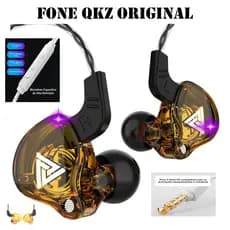 Fone de Ouvido com Fio  QKZ ak6 original envio rapido e muita qualidade cor variadas