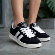 Tenis Feminino Campss Casual Confortavel Camurça Estiloso Promoção