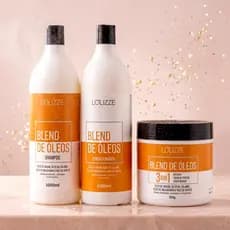 Kit Blend Shampoo e Condicionador + Máscara Blend De Óleos/Antifrizz E Nutrição