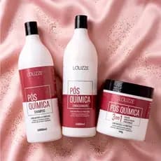 Kit Shampoo e Condicionador + Máscara Pós Química 1L /Antifrizz