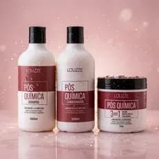 Kit Shampoo E Condicionador + Máscara Pós Química/Progressiva, Alisamentos e Coloração