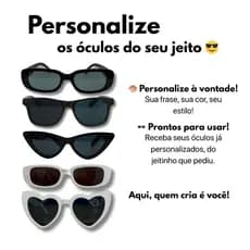 Kit Óculos Escuro Personalizados Para Festa Casamento Despedida Balada